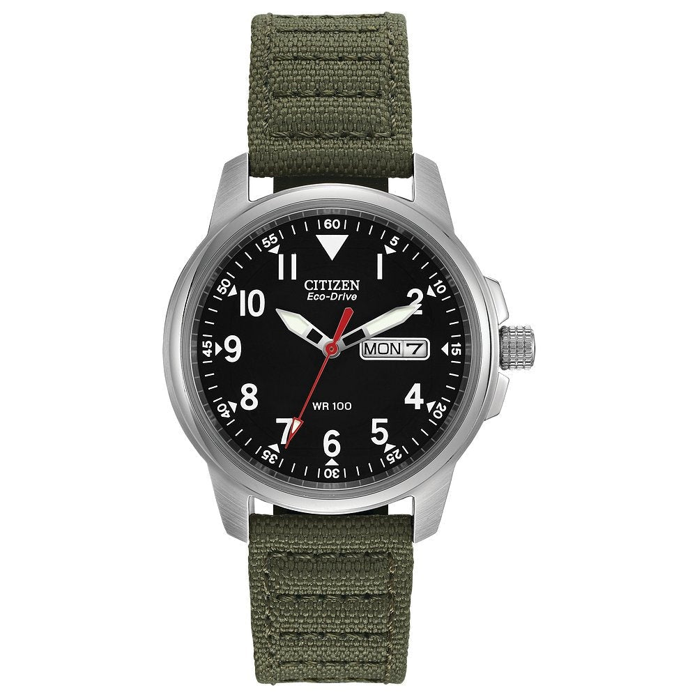 Citizen Eco-Drive Quartz Garrison Mens Watch Bm8180-03E