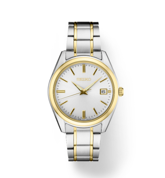 Seiko Essentials Men'S Two-Tone Stainless Steel Quartz Watch