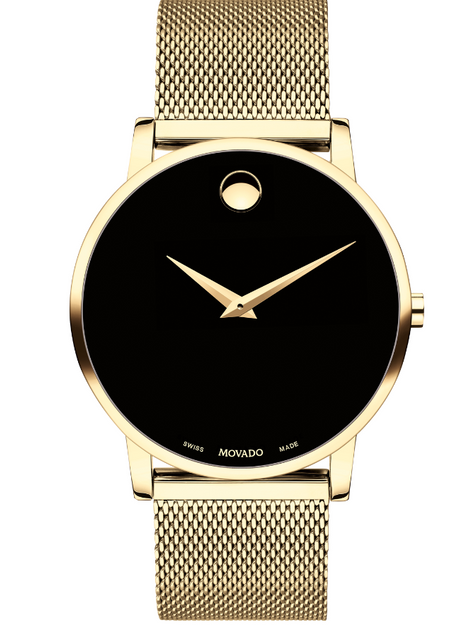 Movado Museum Classic Yellow Gold PVD-finished Watch 0607396