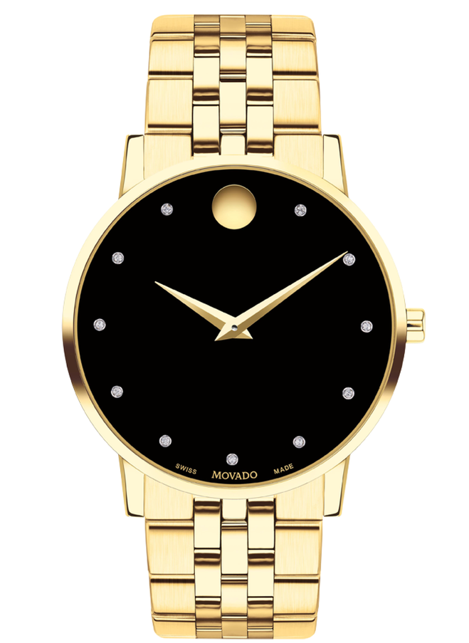 Movado Museum Classic Yellow Gold Pvd Bracelet Watch 0607625  display picture 1