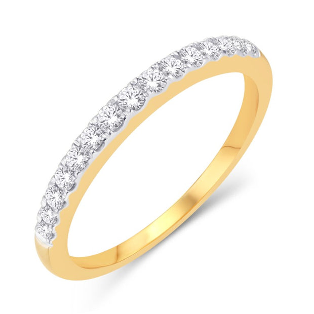 14K Yellow Gold 0.25CTW BAND