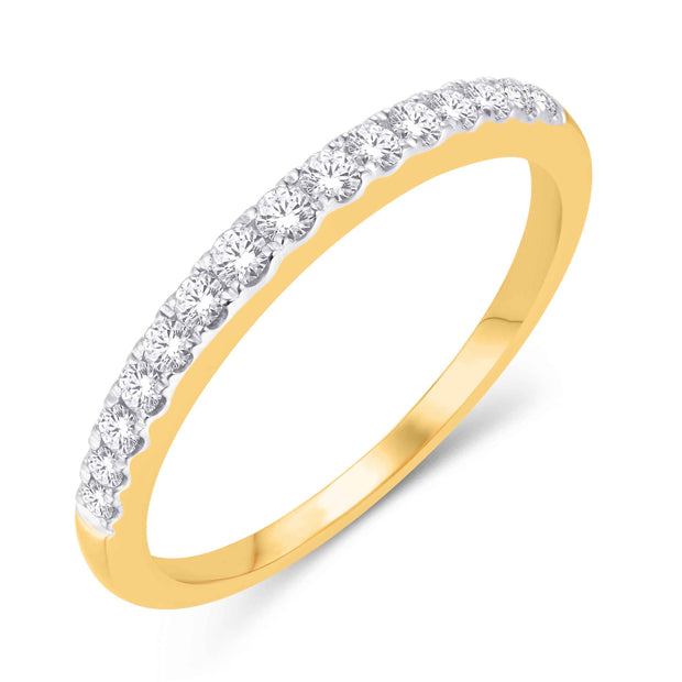14K Yellow Gold 0.50 Ctw Classic Band