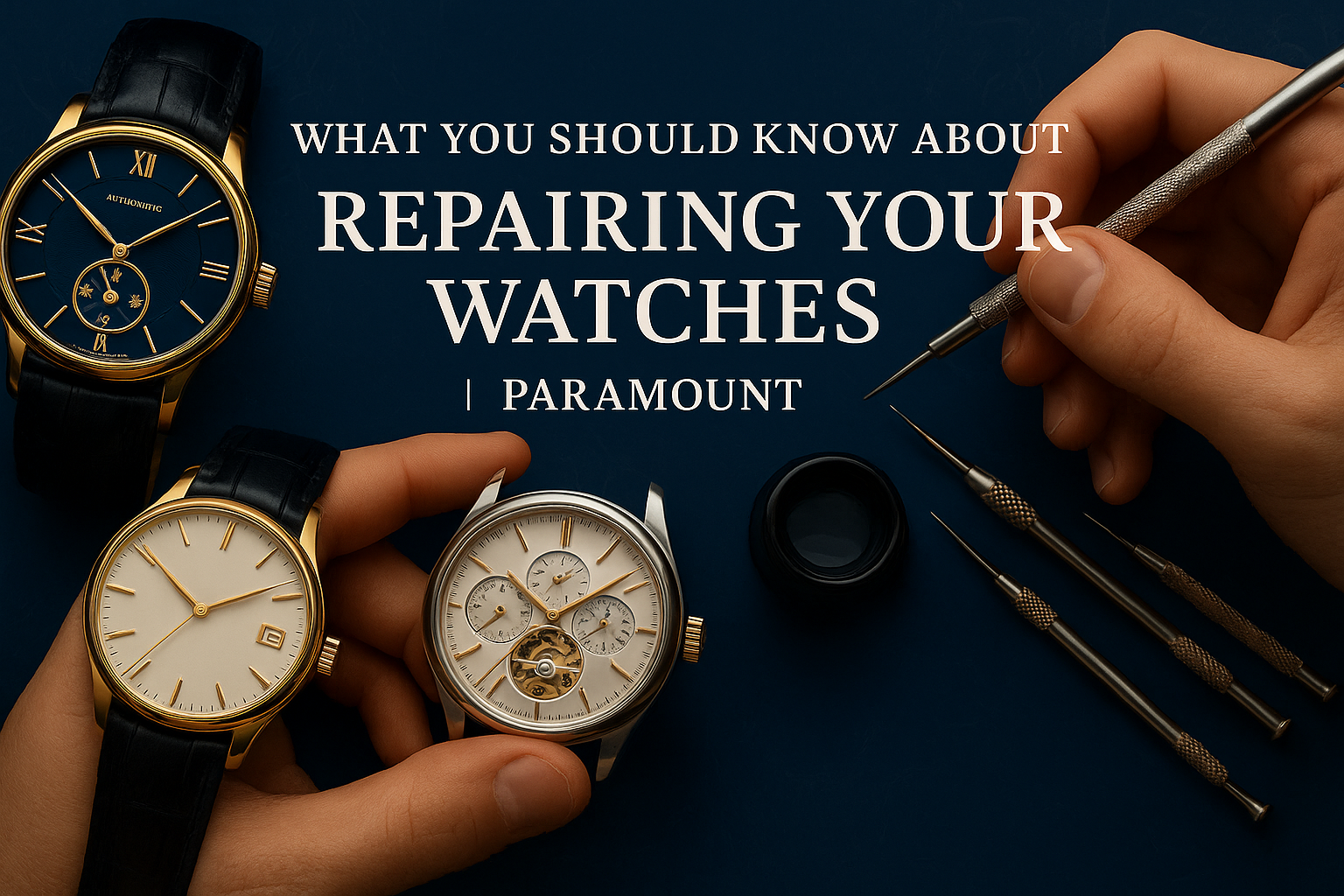 Repairing Your Watches: Texas – Paramount Jewelers
