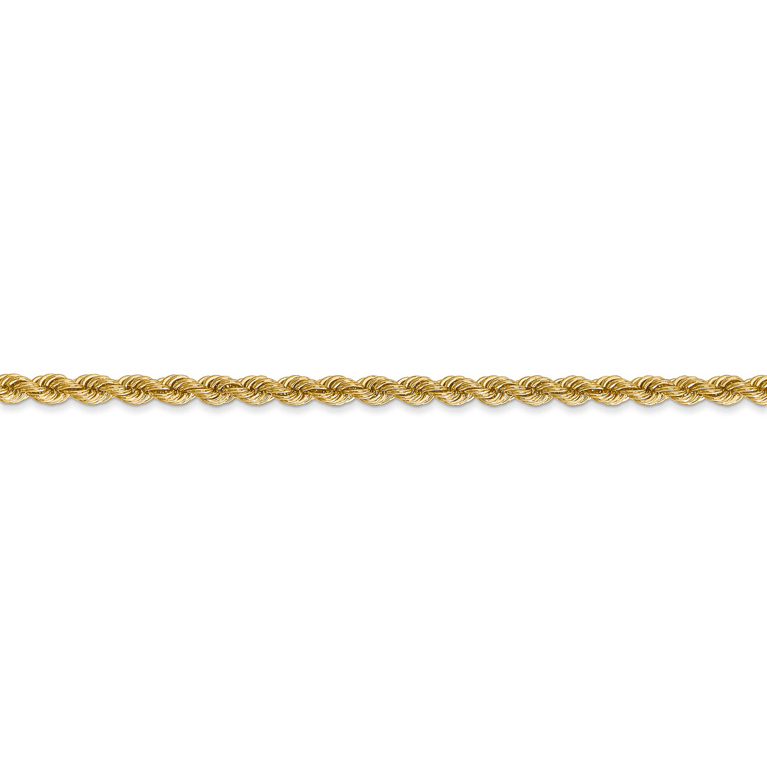 14K 2.75mm 22In Regular Rope Chain