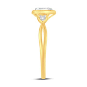 10K Yellow Gold 0.12 CTW Diamond Promise Ring