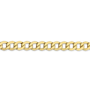 10k 7mm 24in Semi-Solid Curb Link Chain