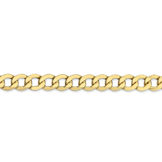 10k 7mm 24in Semi-Solid Curb Link Chain