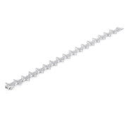 10K White Gold 0.96 Ctw Diamond Butterfly Bracelet
