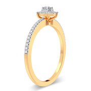 14K Yellow Gold 0.16 CTw Diamond Promise Ring