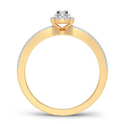 14K Yellow Gold 0.16 CTw Diamond Promise Ring