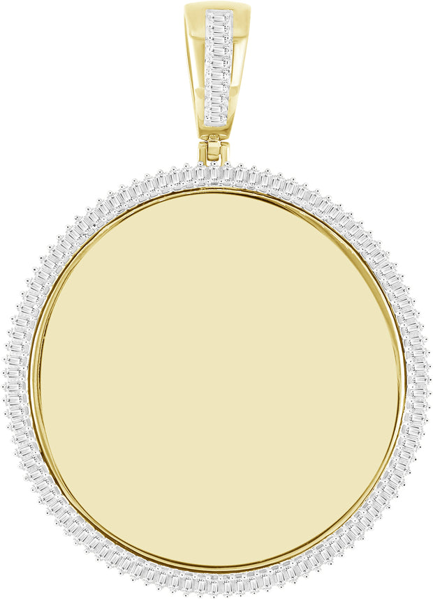 10k Yellow Gold 1.40 ctw Memory Pendant