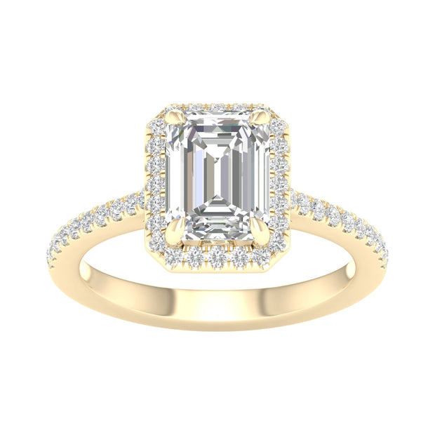 14K Yellow 2.25 CTW Certified Lab-Grown Diamond Engagement Ring
