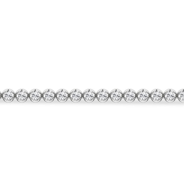 14K White Gold 2.00 ctw Lab-Grown Diamond Bracelet