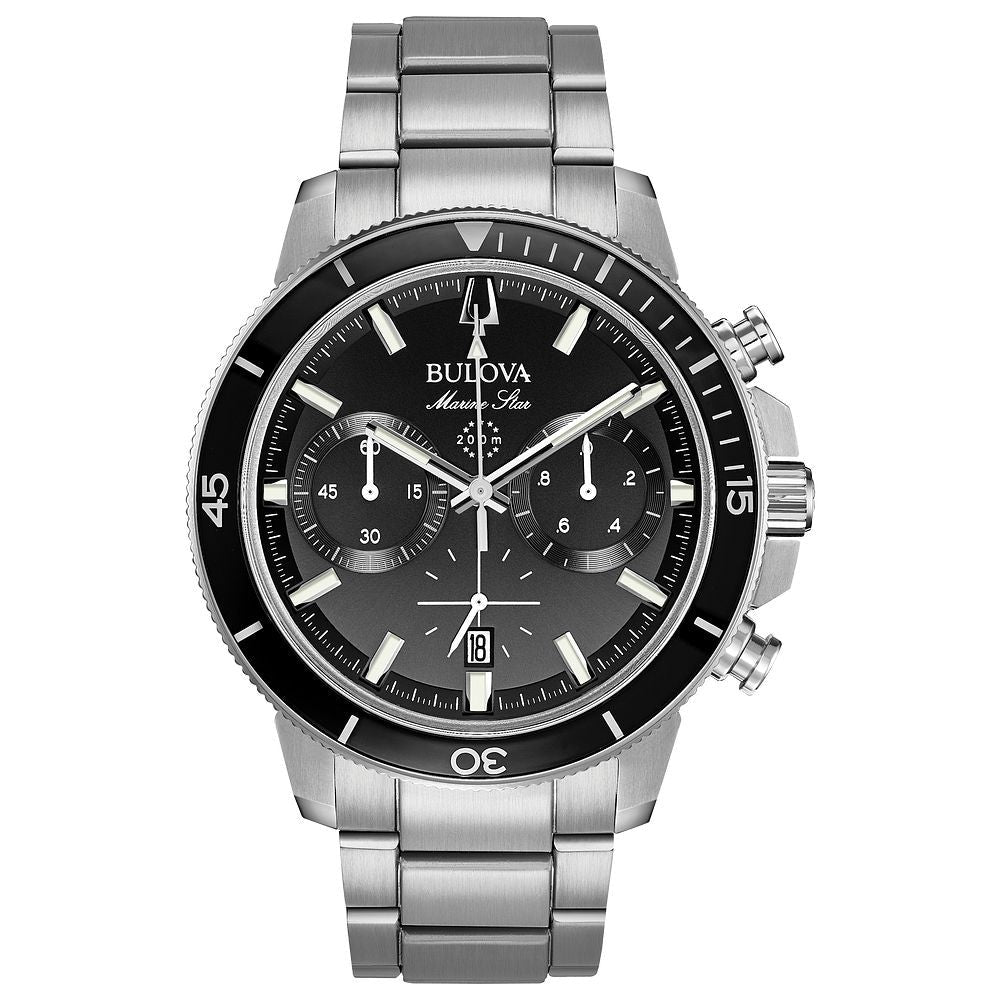 Bulova Performance Marine Star Mens Watch Stainless Steel