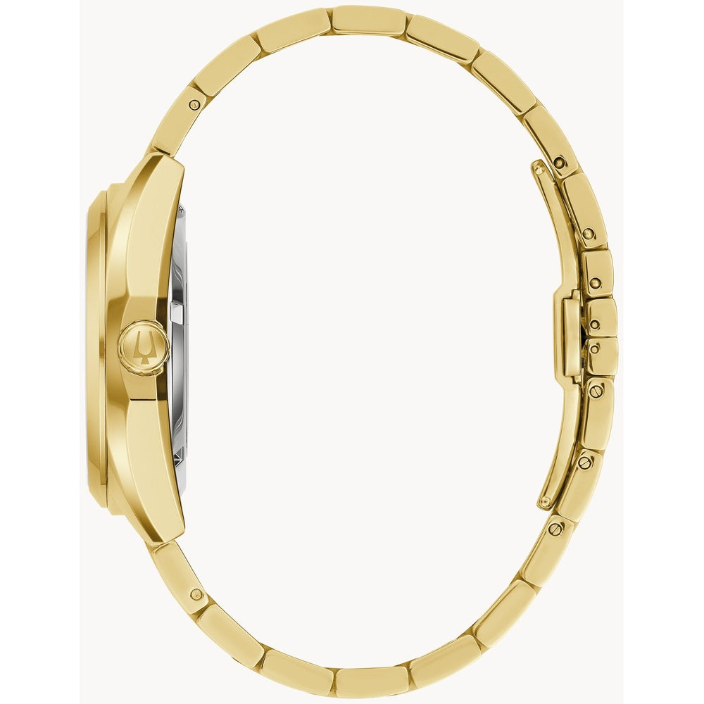 Bulova Surveyor Automatic Champagne Dial Gold-Tone Watch