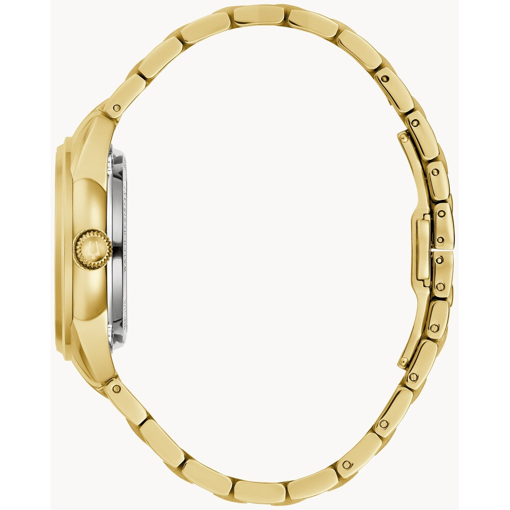 Bulova Sutton Automatic Mother-of-Pearl White Dial Watch