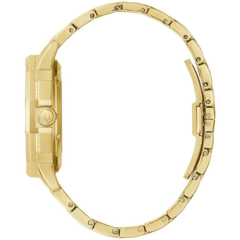 Bulova Dress/Classic Crystal Mens Watch Stainless Steel