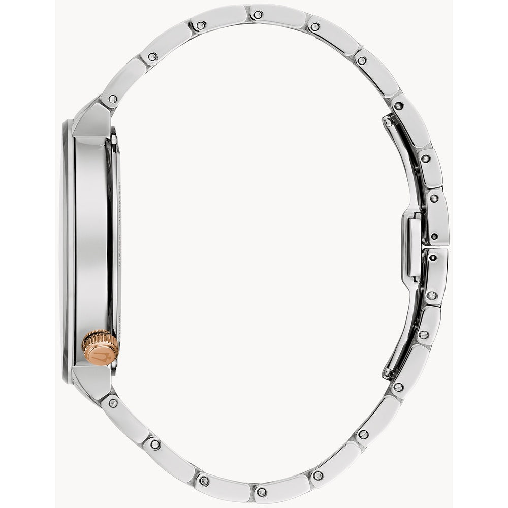 Bulova Latin Grammy Gray Dial Rose Gold-Tone Watch