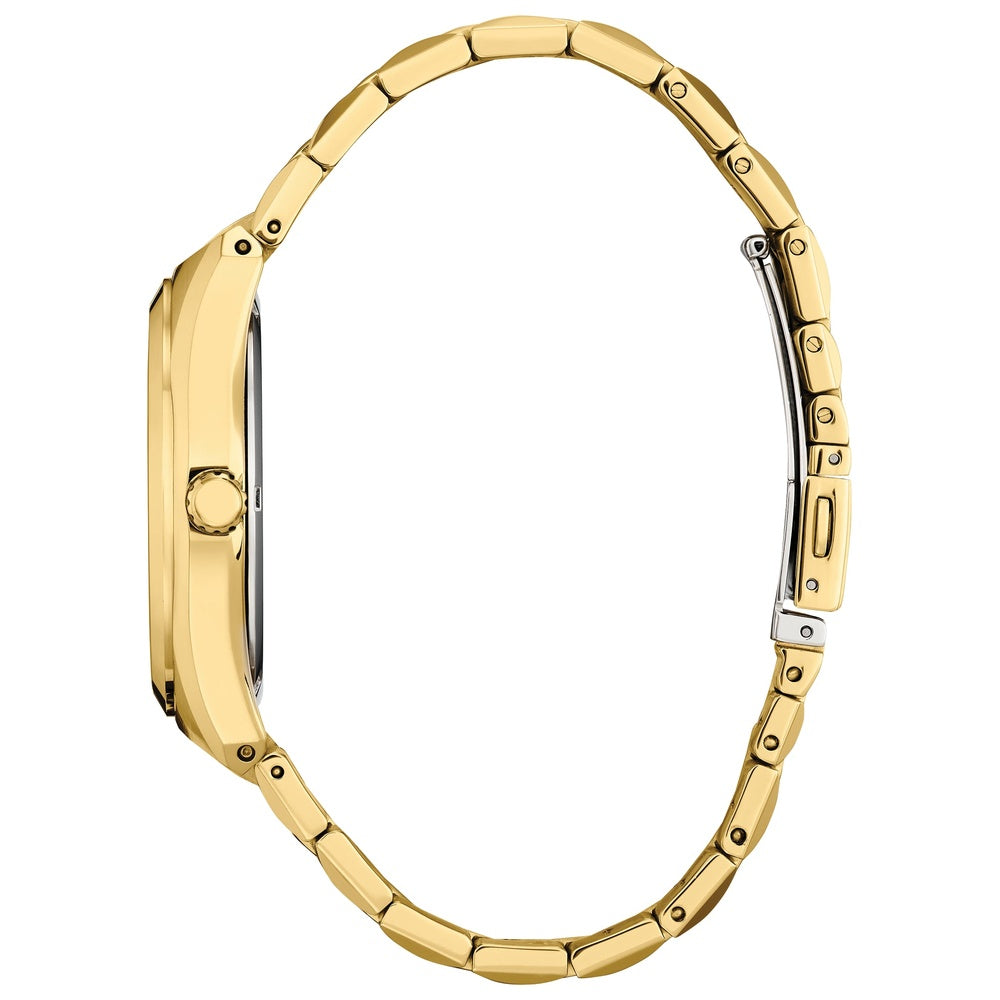 Citizen Corso Black Dial Gold-Tone Dress Watch