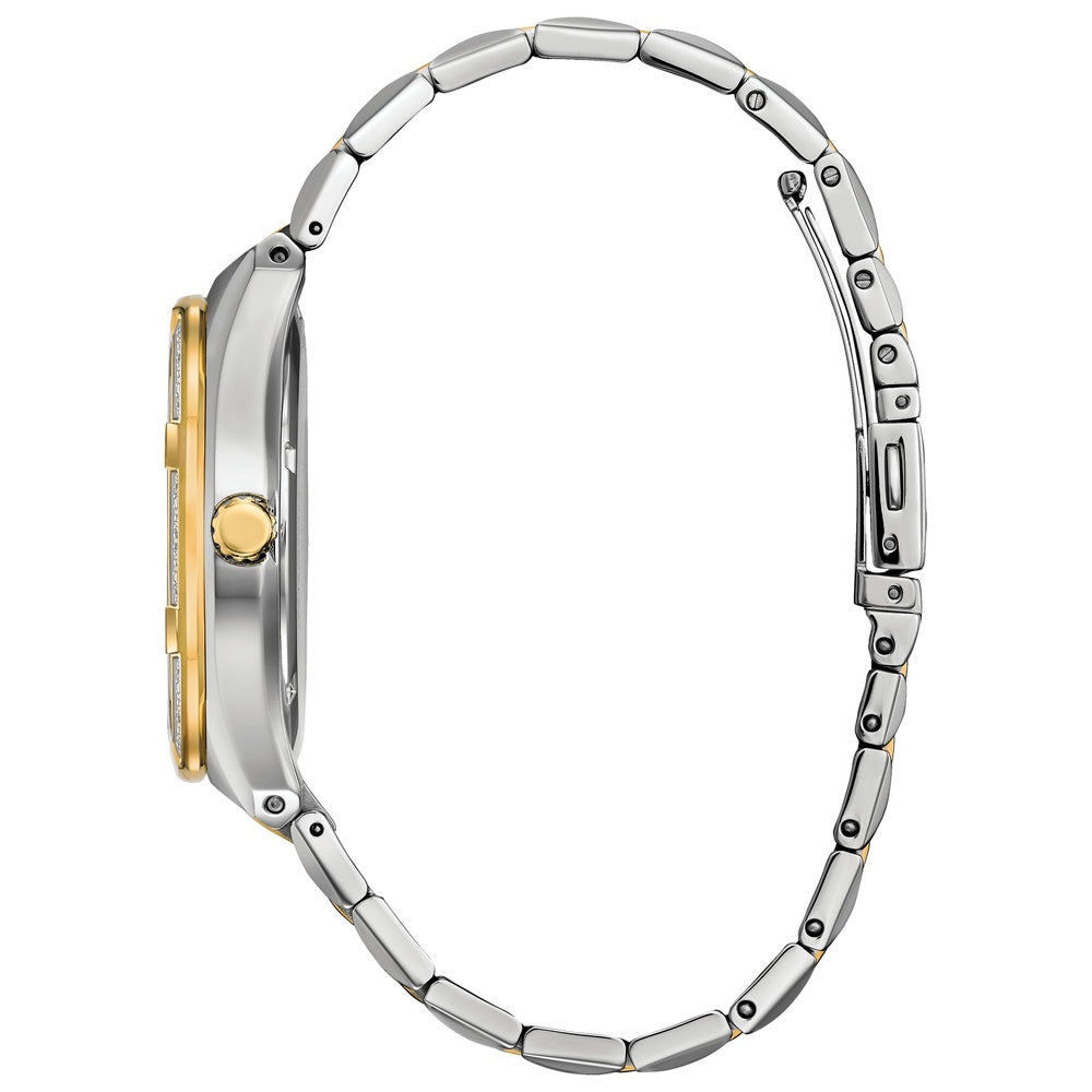 Citizen Corso Diamond Black Dial Two-Tone Watch