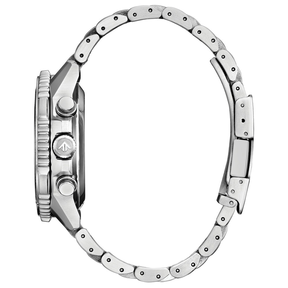 Citizen Promaster Navihawk Silver Dial Chronograph Watch