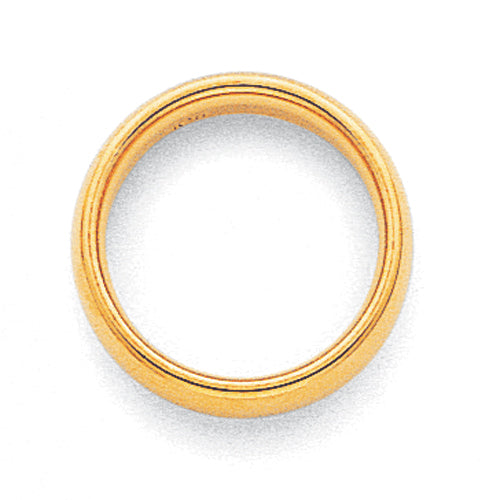 14K Yellow Gold 3mm Standard Comfort Fit Wedding Band Size 9