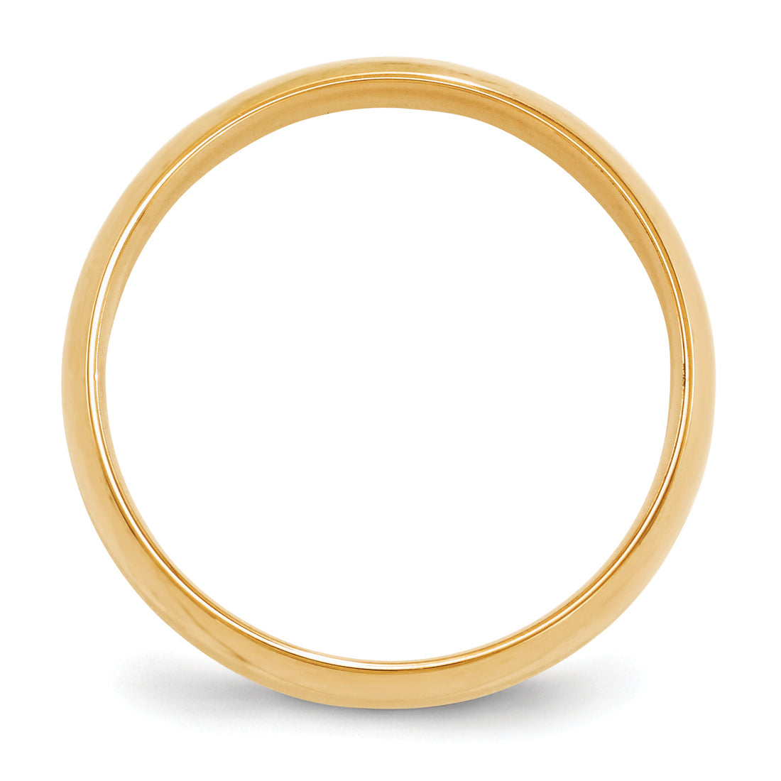 14K Yellow Gold 6mm Ltw Comfort Fit Band Size 6