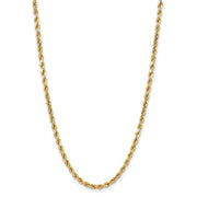 14k 5.5mm 22in Semi-solid D/C Rope Chain