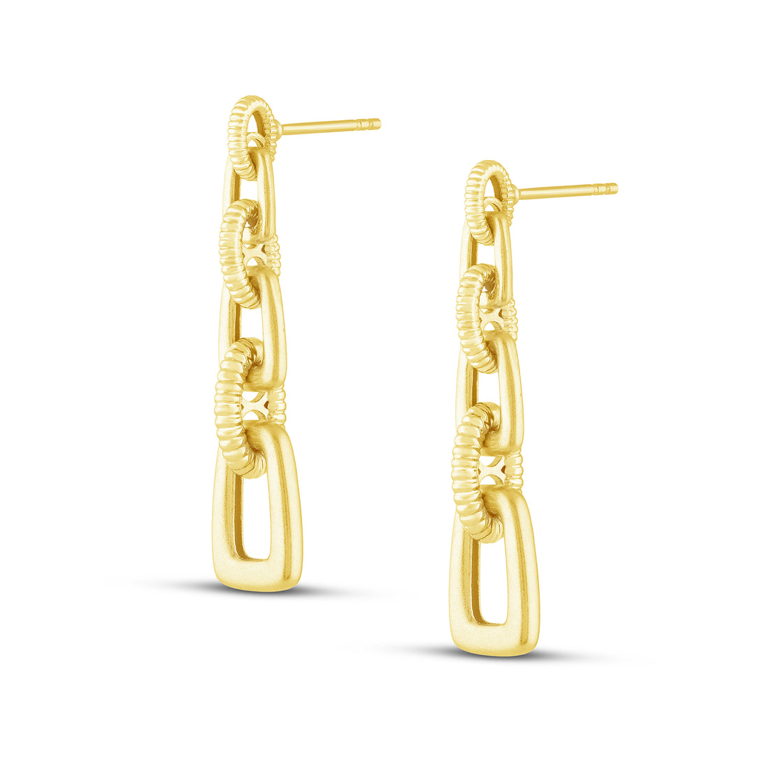 10K Yellow Gold Dangle Earrings