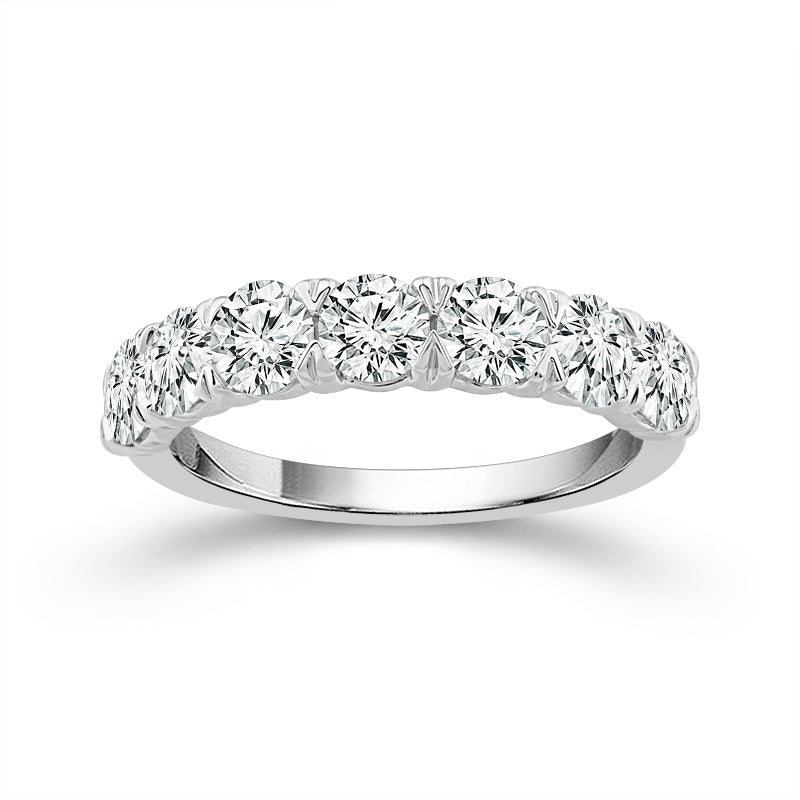 14K White Gold 2.15 ctw Lab-Grown Diamond Ladies Band