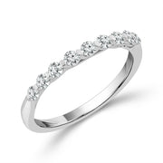 14k White Gold Lab-Grown 1.75 Emerald Diamond Bridal Set