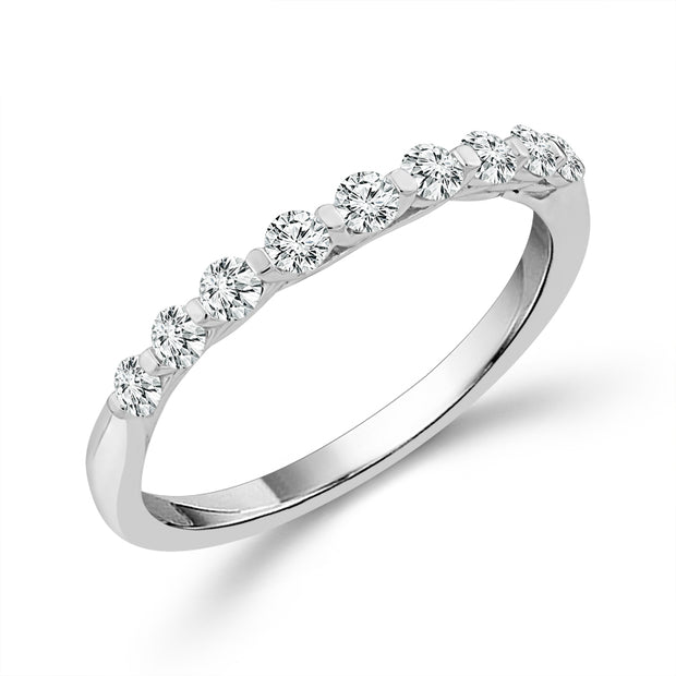 14k White Gold Lab-Grown 1.75 Emerald Diamond Bridal Set