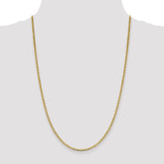14k 2.4mm 18in Concave Anchor Chain