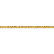 14k 2.4mm 18in Concave Anchor Chain