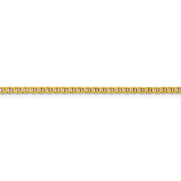 14k 2.4mm 18in Concave Anchor Chain