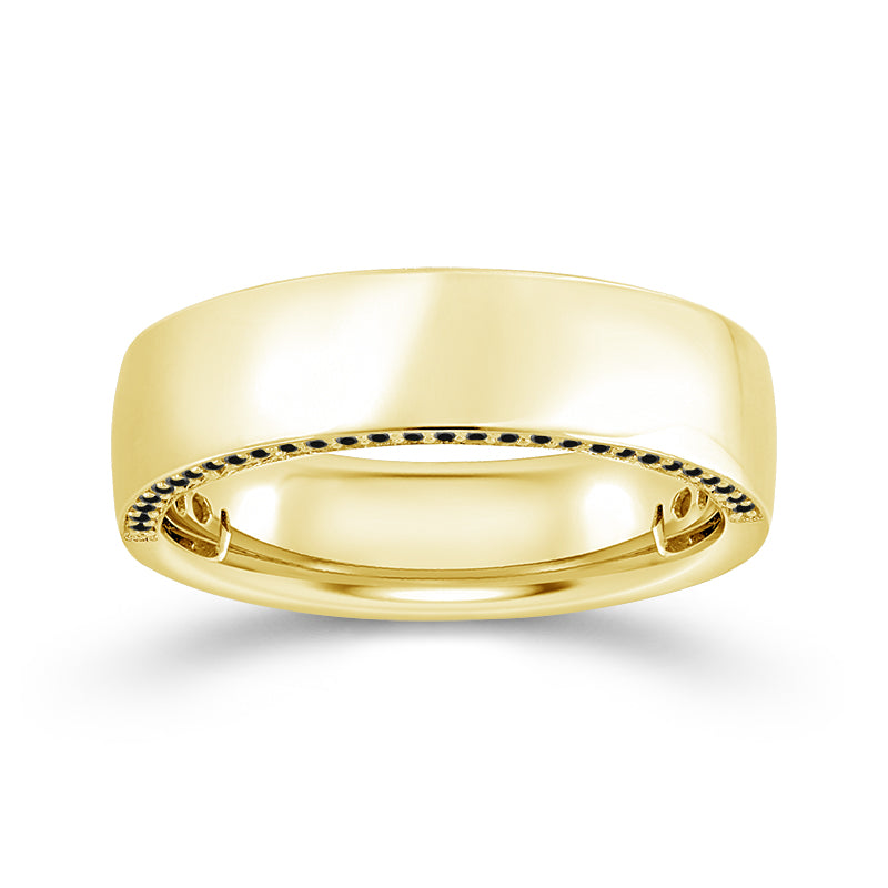 10K Yellow Gold Round Diamond Men's Fashion Ring – 0.33 CTW - product