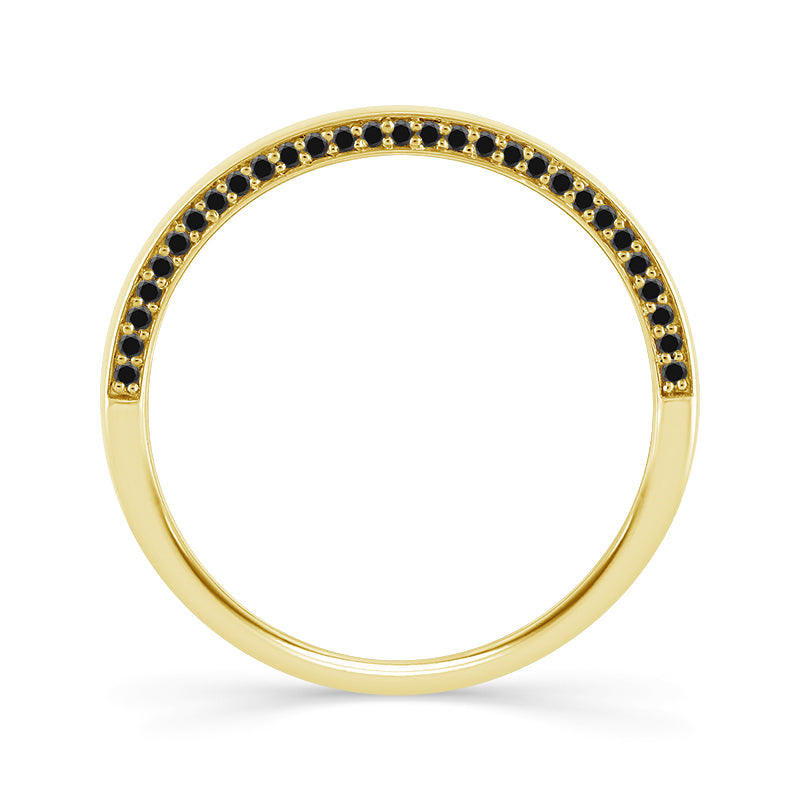 10K Yellow Gold Round Diamond Men's Fashion Ring – 0.33 CTW - product
