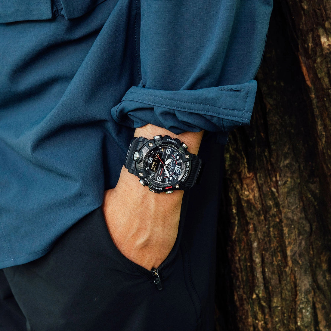 G-SHOCK GG-B100-1A Black Analog-Digital Watch