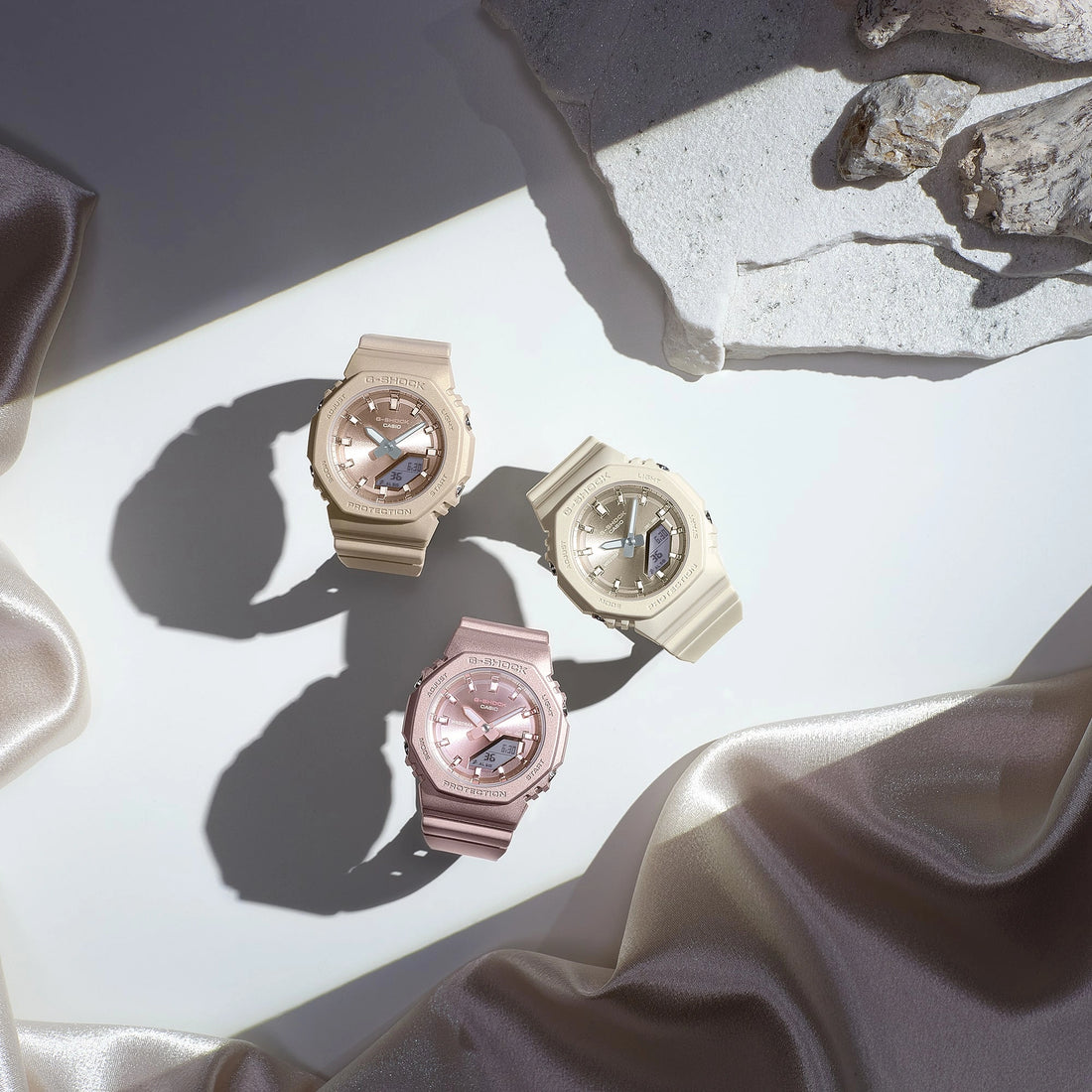 G-SHOCK GMA-P2100ST-4A Pink and Rose Gold Analog-Digital Watch