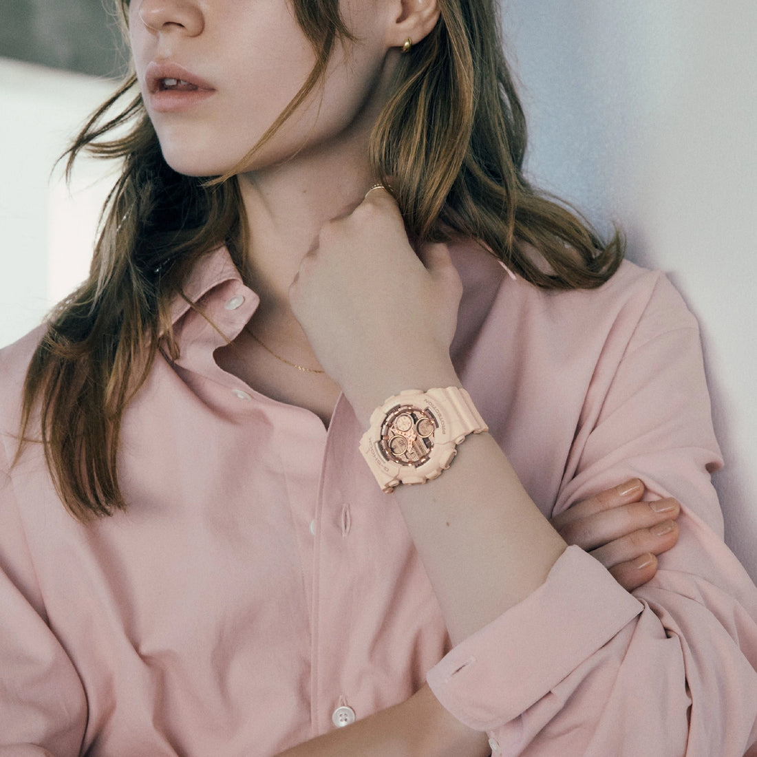 G-SHOCK GMA-S140PG-4A Pink and Rose Gold Analog-Digital Watch