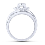 10K White Gold 0.25 Ctw Diamond Promise Ring