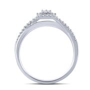 10K White Gold 0.20 Ctw Diamond Promise Ring