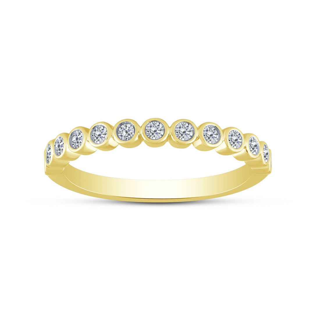 14K Two Tone 0.50 ctw Diamond Bridal Set