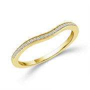10k Yellow Gold Diamond 0.40 ctw Heart Bridal Set