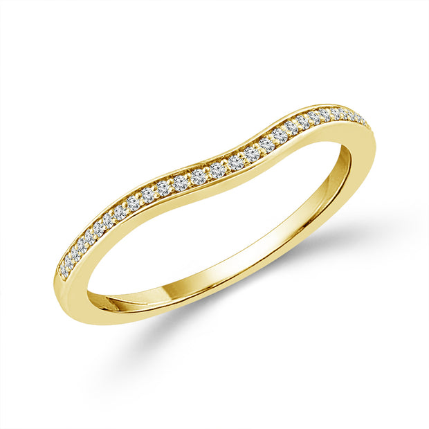 10k Yellow Gold Diamond 0.40 ctw Heart Bridal Set