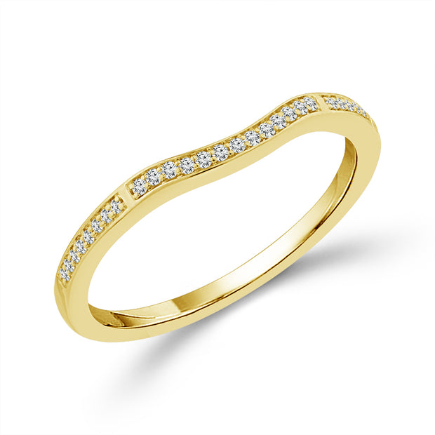 10k Yellow Gold Pear 0.33 ctw Diamond Bridal Set