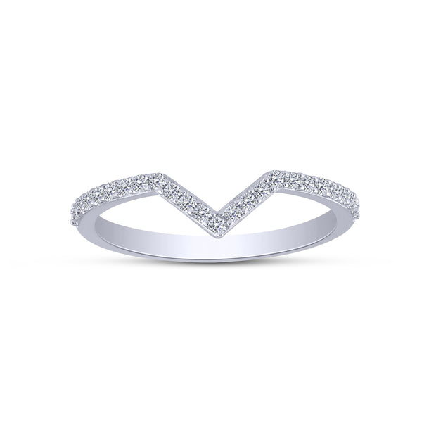 10K White Gold 0.75 Ctw Lab-Grown Diamond Heart Bridal Set