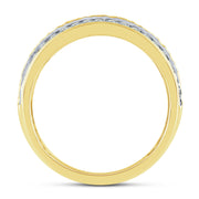 10K Yellow Gold 0.75 CTW Lab-Grown Diamond Men's Band