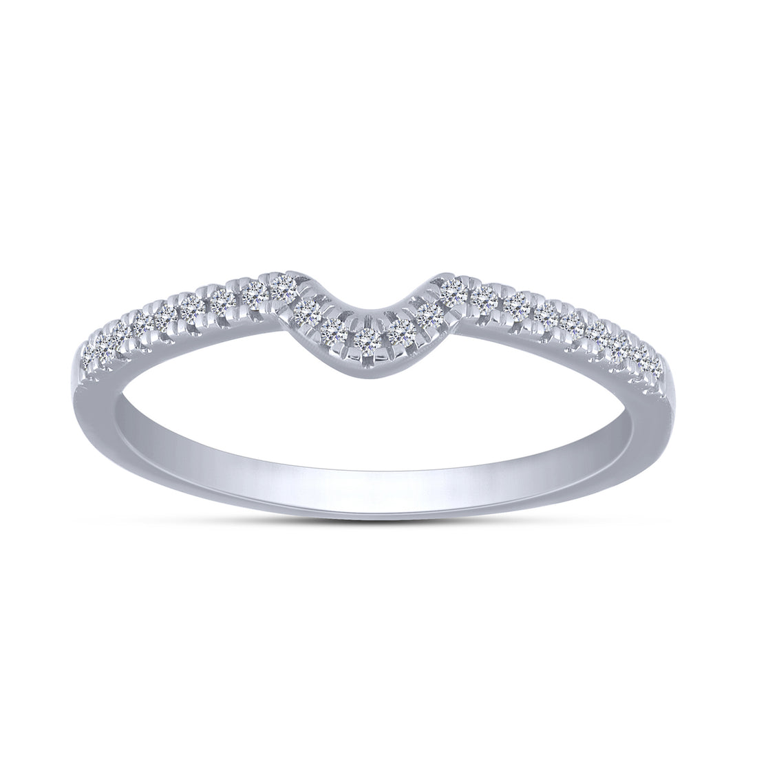 10K White Gold 0.50 ctw Lab-Grown Diamond Heart Bridal Set