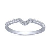 10K White Gold 0.50 Ctw Lab-Grown Diamond Heart Bridal Set